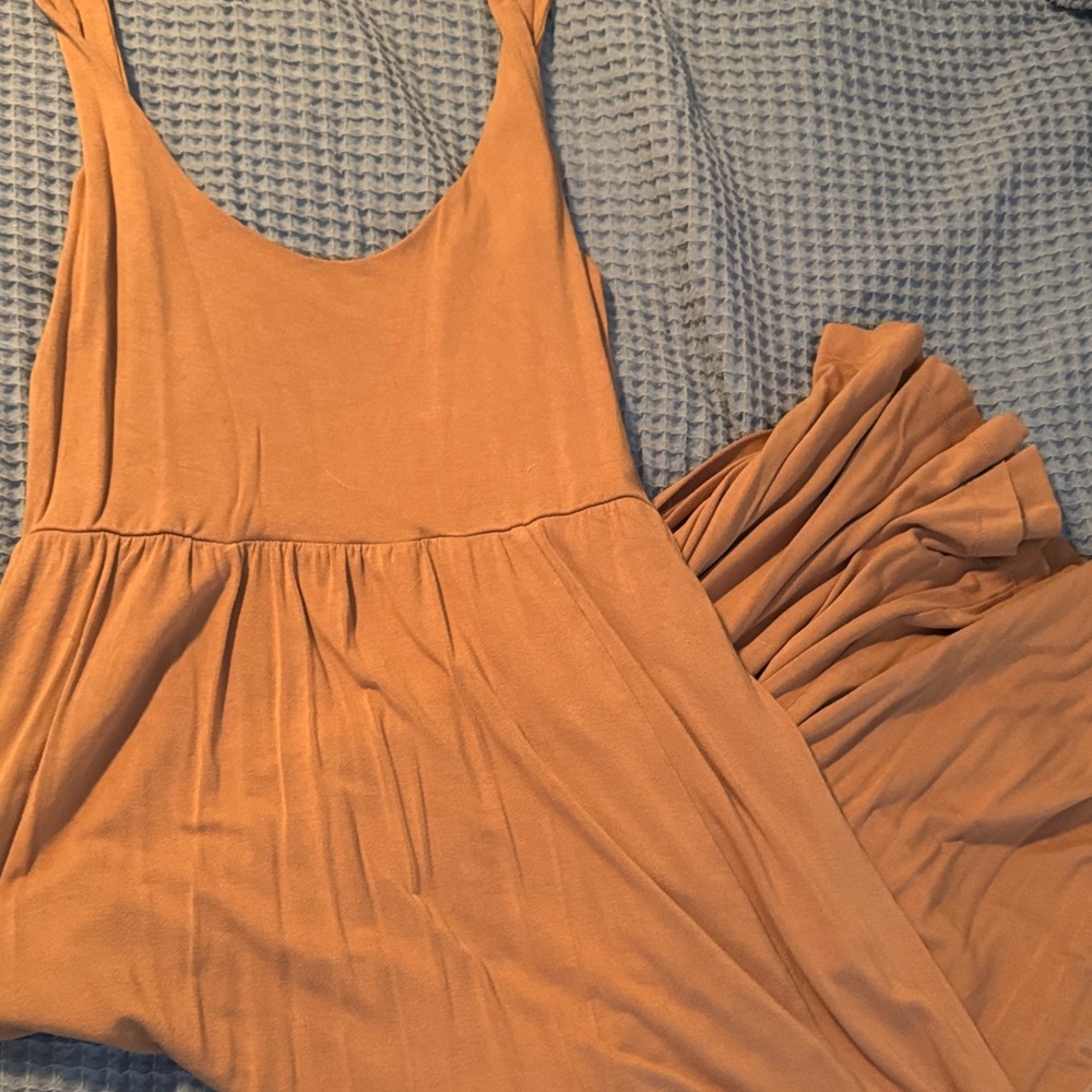 a new day Midi Dress in dark tan